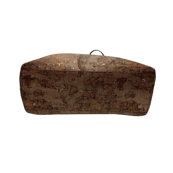 Alviero Martini Cork Atlas Tote Made In Italy - Picture 4 of 10
